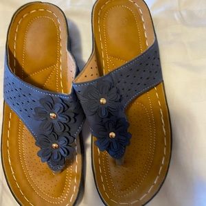 Ladies sandals new suede